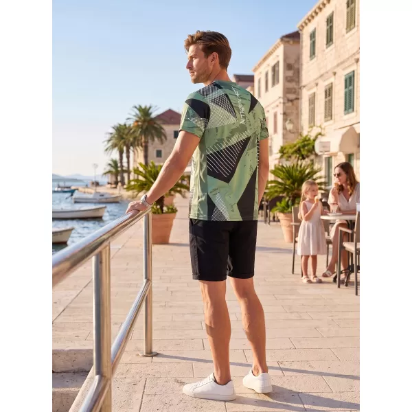  Férfi funkcionális prémium póló ALTISPORT VOJ/ALM044TR01 KHAKI/KATONAI 