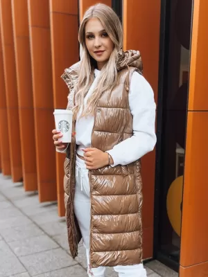 Mellény DSTREET GANTINI TY3741 KARAMELLA