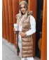 Mellény DSTREET GANTINI TY3741 KARAMELLA