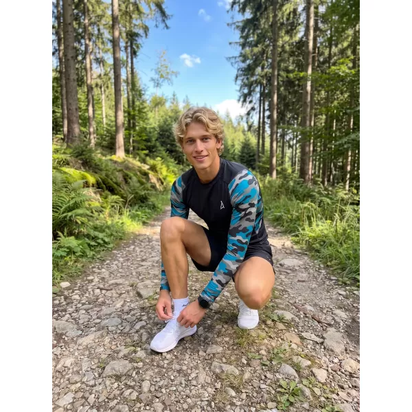  Férfi funkcionális tömörítés T -piró prémium ALTISPORT VOJ/ALM038TR03 KEROZIN/FEKETE 