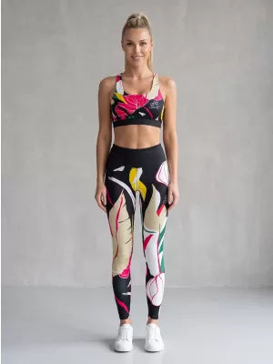 Női hosszú, prémium funkcionális leggings ALTISPORT VOJ/ALW042LEG01 FEKETE