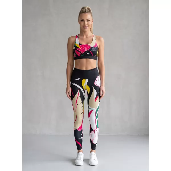  Női hosszú, prémium funkcionális leggings ALTISPORT VOJ/ALW042LEG01 FEKETE 
