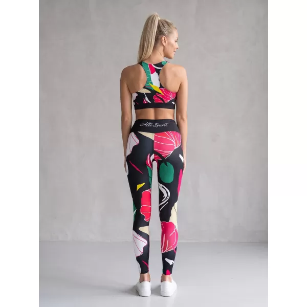  Női prémium sportmelltartó ALTISPORT VOJ/ALW042POD01 FEKETE 