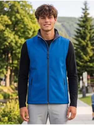 Férfi softshell mellény ALTISPORT NoPrint NP/ALM8211NJ TENGERI KÉK/TENGERÉSZET
