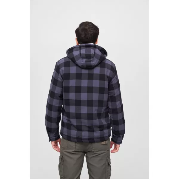 Kabát BRANDIT LUMBER BD3172 FEKETE/SZÜRKE 