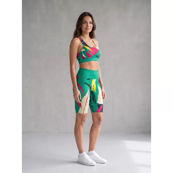  Női prémium funkcionális leggings térd felett ALTISPORT VOJ/ALW042LEG02 ZÖLD 