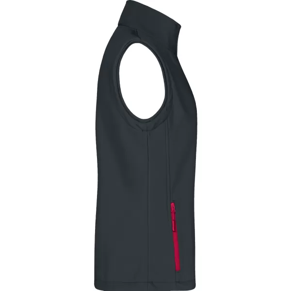  Női softshell mellény ALTISPORT NoPrint NP/ALW7211NJ VASSZÜRKE/PIROS 