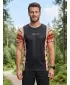 Férfi funkcionális prémium póló ALTISPORT VOJ/ALM043TR01 FEKETE BARNA