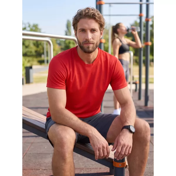  Férfi funkcionális póló ALTISPORT NoPrint NP/ALM421 PIROS 