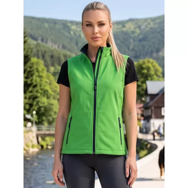  Női softshell mellény ALTISPORT NoPrint NP/ALW7211NJ ZÖLD/TENGERSZÍN 