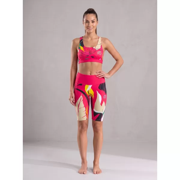  Női prémium funkcionális leggings térd felett ALTISPORT VOJ/ALW042LEG02 RÓZSASZÍN 