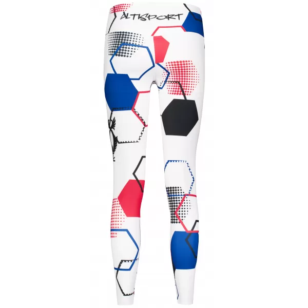  Női hosszú, prémium funkcionális leggings ALTISPORT VOJ/ALW036LEG01 HEXA FEHÉR 