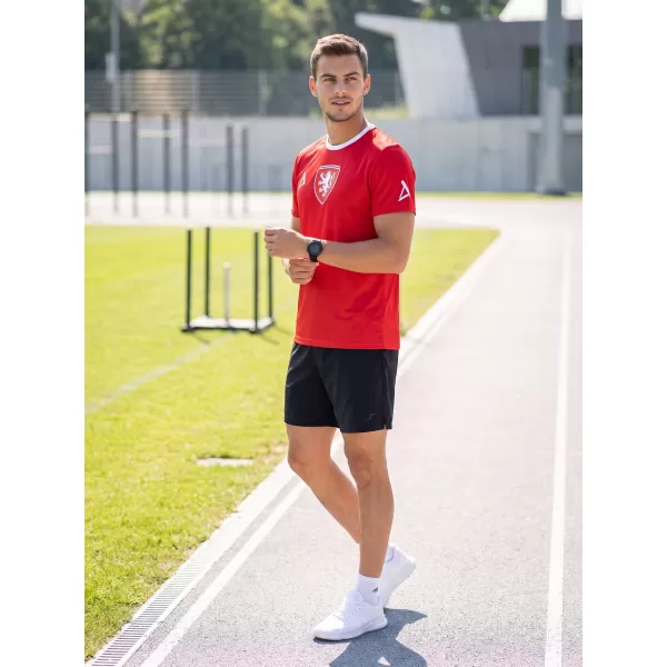  Férfi funkcionális prémium póló ALTISPORT VOJ/ALM040TR01 PIROS 
