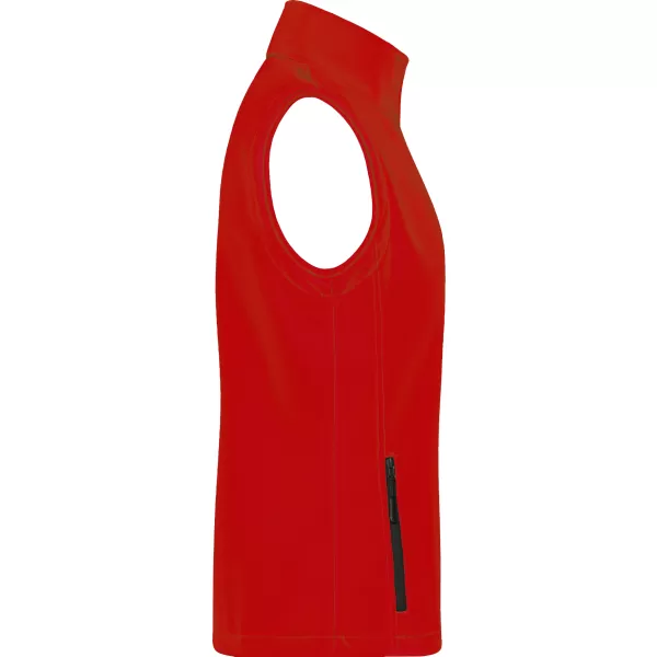  Női softshell mellény ALTISPORT NoPrint NP/ALW7211NJ PIROS FEKETE 