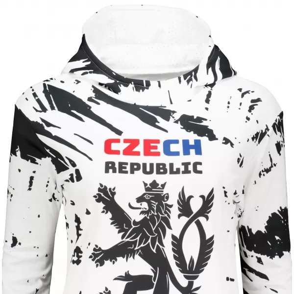  Prémium funkcionális női pulóver ALTISPORT VOJ/ALW036MI01 ABSZTRAKCIÓ FEHÉR 