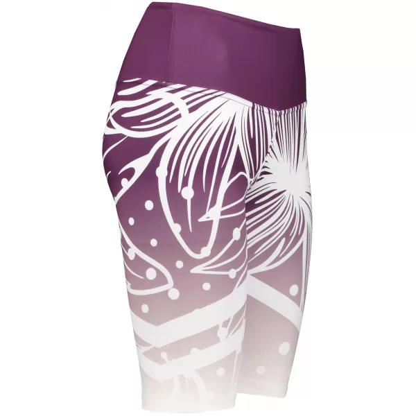  Női prémium funkcionális leggings térd felett ALTISPORT VOJ/ALW045LEG02 LILA/FEHÉR 