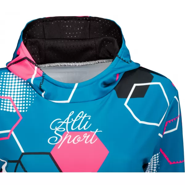 Prémium funkcionális női pulóver ALTISPORT VOJ/ALW037MI01 KEROZIN/RÓZSASZÍN 