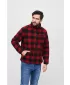 Kabát BRANDIT BD5021 PIROS/FEKETE