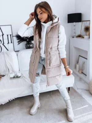 Mellény DSTREET LADISA TY3289 KARAMELLA