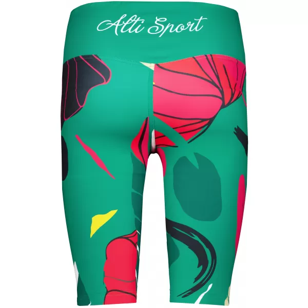  Női prémium funkcionális leggings térd felett ALTISPORT VOJ/ALW042LEG02 ZÖLD 