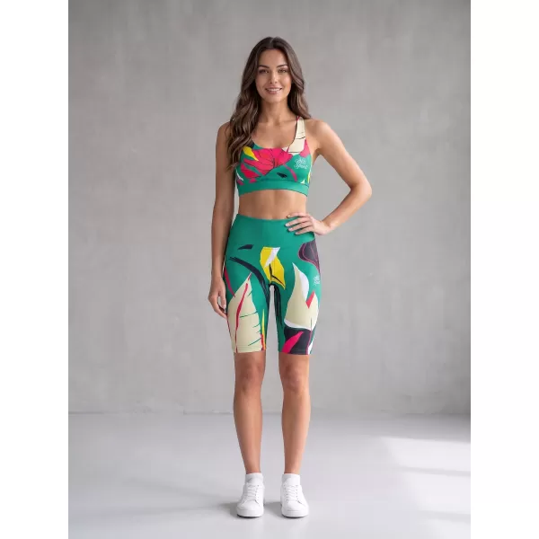  Női prémium funkcionális leggings térd felett ALTISPORT VOJ/ALW042LEG02 ZÖLD 