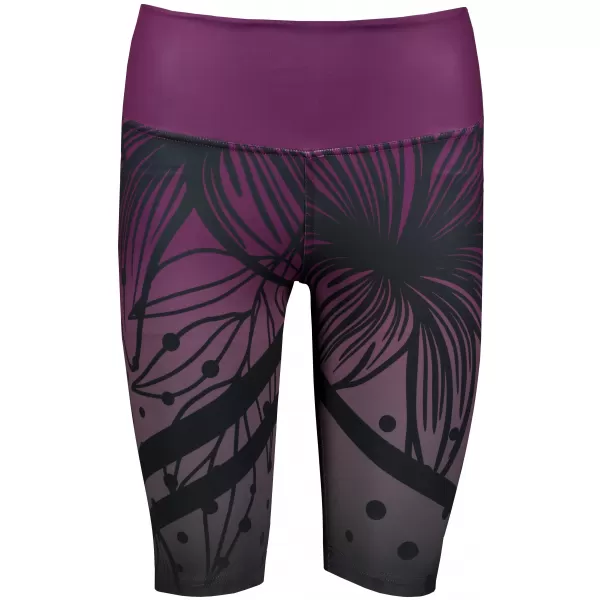  Női prémium funkcionális leggings térd felett ALTISPORT VOJ/ALW045LEG02 LILA/FEKETE 