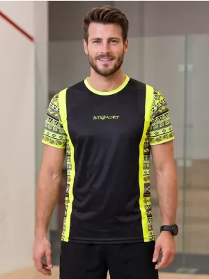 Férfi funkcionális prémium póló ALTISPORT VOJ/ALM043TR01 NEON SÁRGA