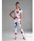 Női hosszú, prémium funkcionális leggings ALTISPORT VOJ/ALW036LEG01 HEXA FEHÉR