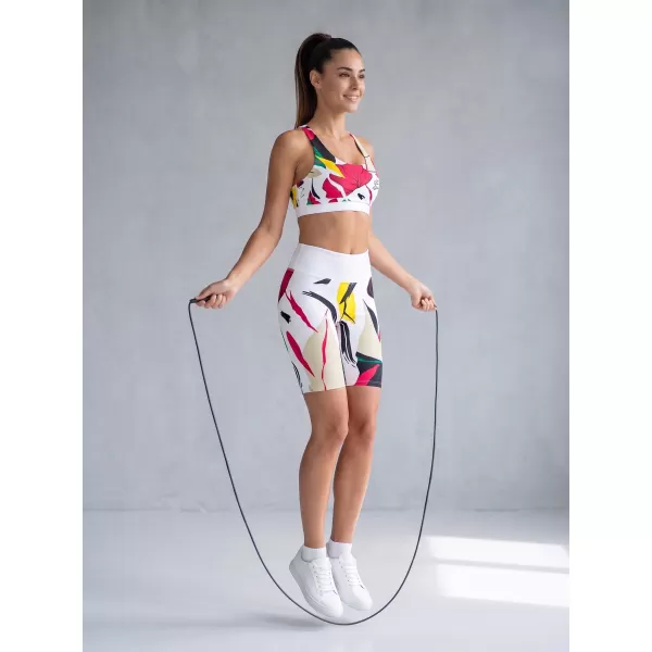 Női prémium funkcionális leggings térd felett ALTISPORT VOJ/ALW042LEG02 FEHÉR 