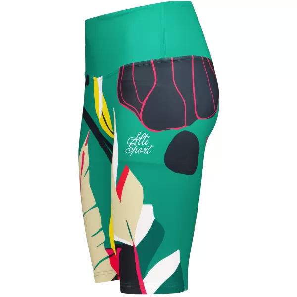  Női prémium funkcionális leggings térd felett ALTISPORT VOJ/ALW042LEG02 ZÖLD 