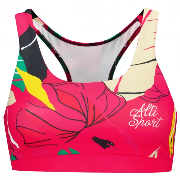 Női prémium sportmelltartó ALTISPORT VOJ/ALW042POD01 RÓZSASZÍN 