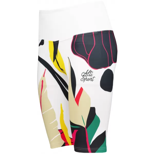  Női prémium funkcionális leggings térd felett ALTISPORT VOJ/ALW042LEG02 FEHÉR 