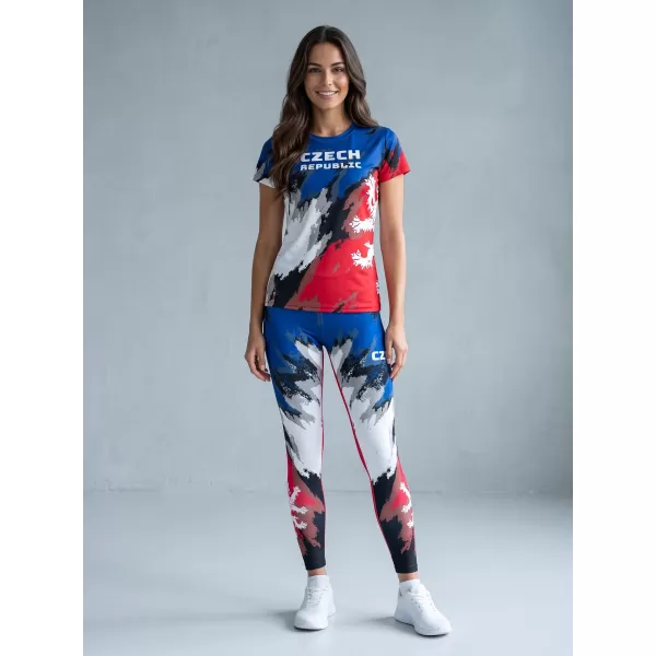  Női hosszú, prémium funkcionális leggings ALTISPORT VOJ/ALW036LEG01 CSÍKOK 