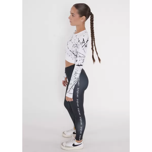  Női prémium, hosszú ujjú funkcionális crop felső ALTISPORT VOJ/ALW034TR04 FEHÉR 