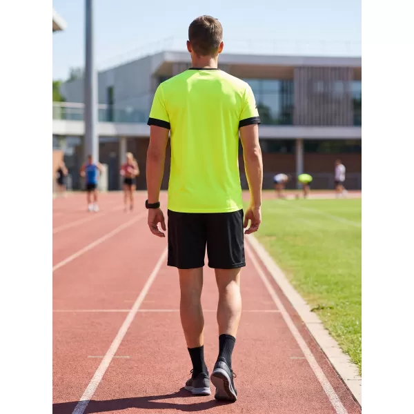  Férfi funkcionális prémium póló ALTISPORT VOJ/ALM040TR01 NEON SÁRGA 