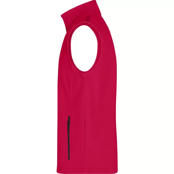  Férfi softshell mellény ALTISPORT NoPrint NP/ALM8211NJ PIROS FEKETE 