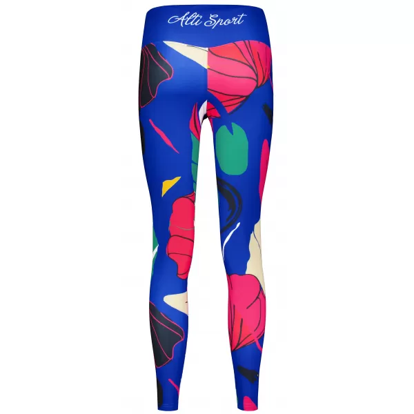  Női hosszú, prémium funkcionális leggings ALTISPORT VOJ/ALW042LEG01 KÉK 