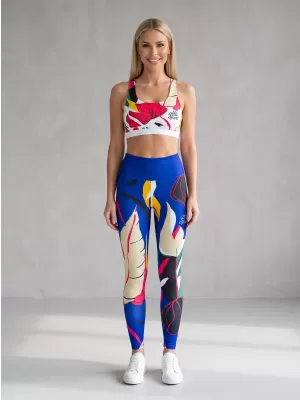 Női hosszú, prémium funkcionális leggings ALTISPORT VOJ/ALW042LEG01 KÉK