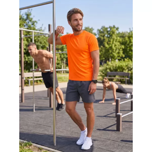  Férfi funkcionális póló ALTISPORT NoPrint NP/ALM421 NEON NARANCS 