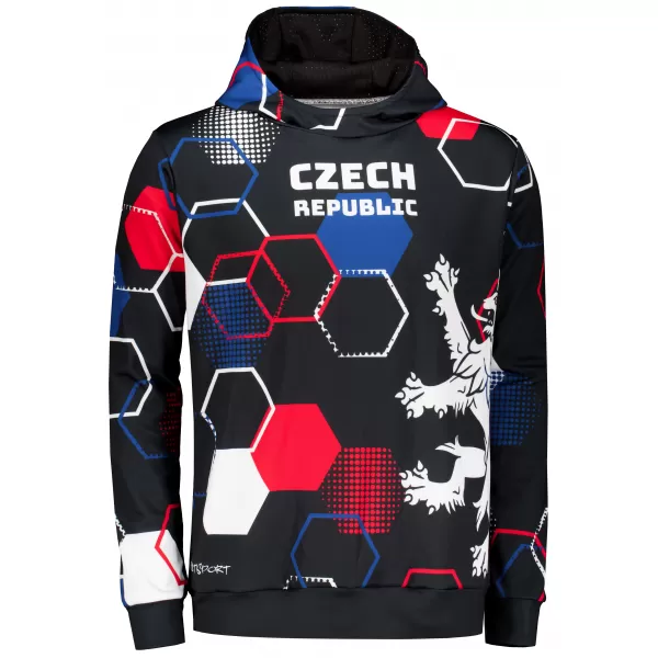  Férfi prémium funkcionális pulóver ALTISPORT VOJ/ALM036MI01 HEXA BLACK 