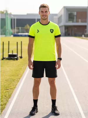 Férfi funkcionális prémium póló ALTISPORT VOJ/ALM040TR01 NEON SÁRGA