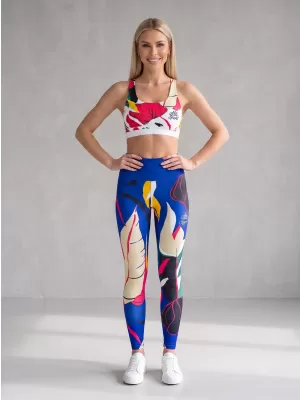 Női hosszú, prémium funkcionális leggings ALTISPORT VOJ/ALW042LEG01 KÉK