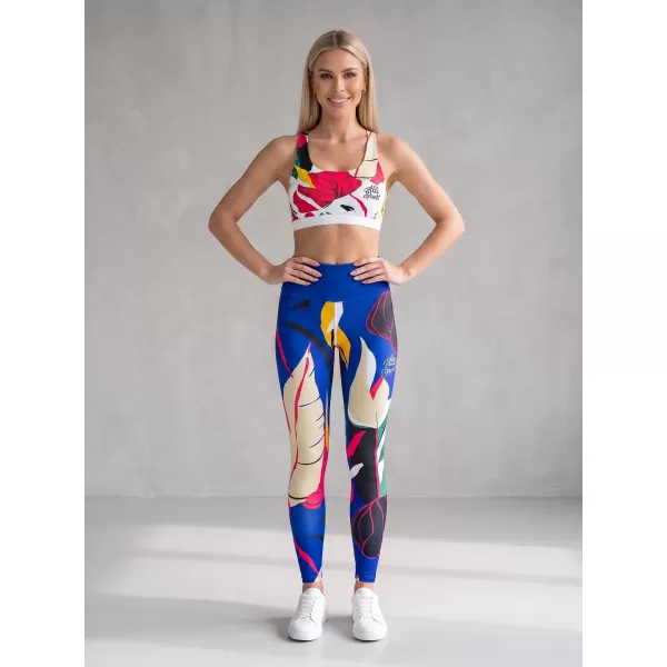  Női hosszú, prémium funkcionális leggings ALTISPORT VOJ/ALW042LEG01 KÉK 
