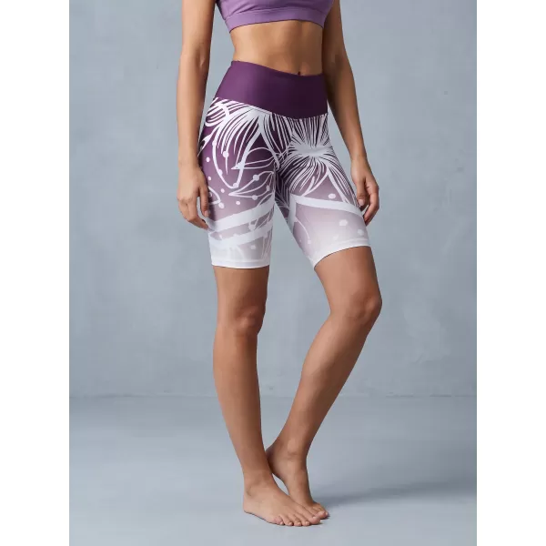  Női prémium funkcionális leggings térd felett ALTISPORT VOJ/ALW045LEG02 LILA/FEHÉR 