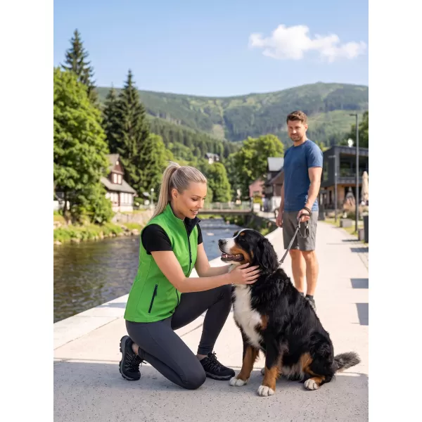  Női softshell mellény ALTISPORT NoPrint NP/ALW7211NJ ZÖLD/TENGERSZÍN 