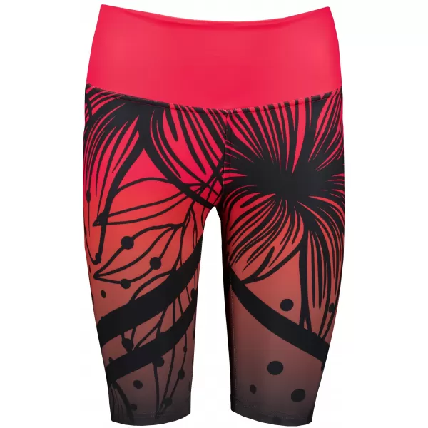  Női prémium funkcionális leggings térd felett ALTISPORT VOJ/ALW045LEG02 PIROS ÉS FEKETE 