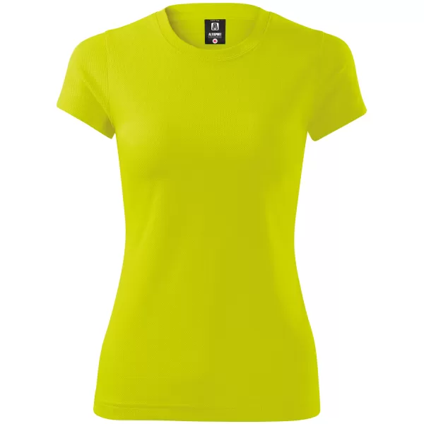  Funkcionális női póló ALTISPORT NoPrint NP/ALW041 NEON SÁRGA 