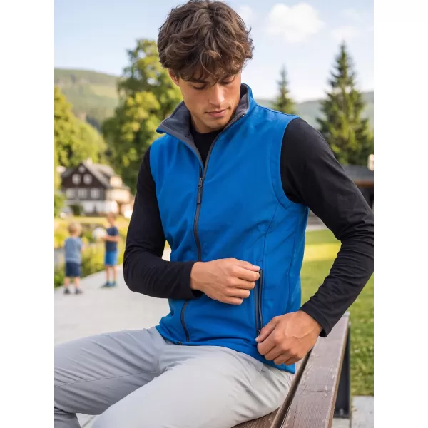  Férfi softshell mellény ALTISPORT NoPrint NP/ALM8211NJ TENGERI KÉK/TENGERÉSZET 