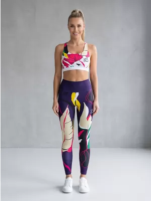 Női hosszú, prémium funkcionális leggings ALTISPORT VOJ/ALW042LEG01 SÖTÉTKÉK