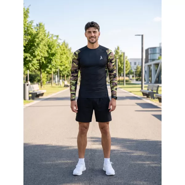  Férfi funkcionális tömörítés T -piró prémium ALTISPORT VOJ/ALM038TR03 FEKETE -ZÖLD 